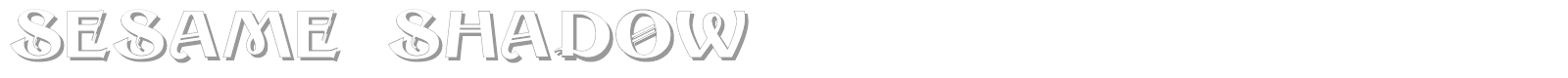 Sesame font preview